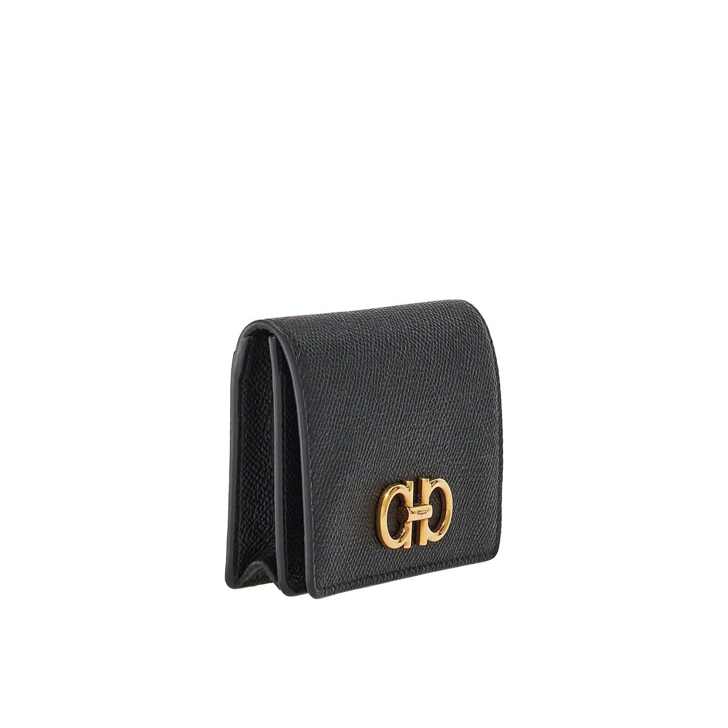 Gancini card case - Black