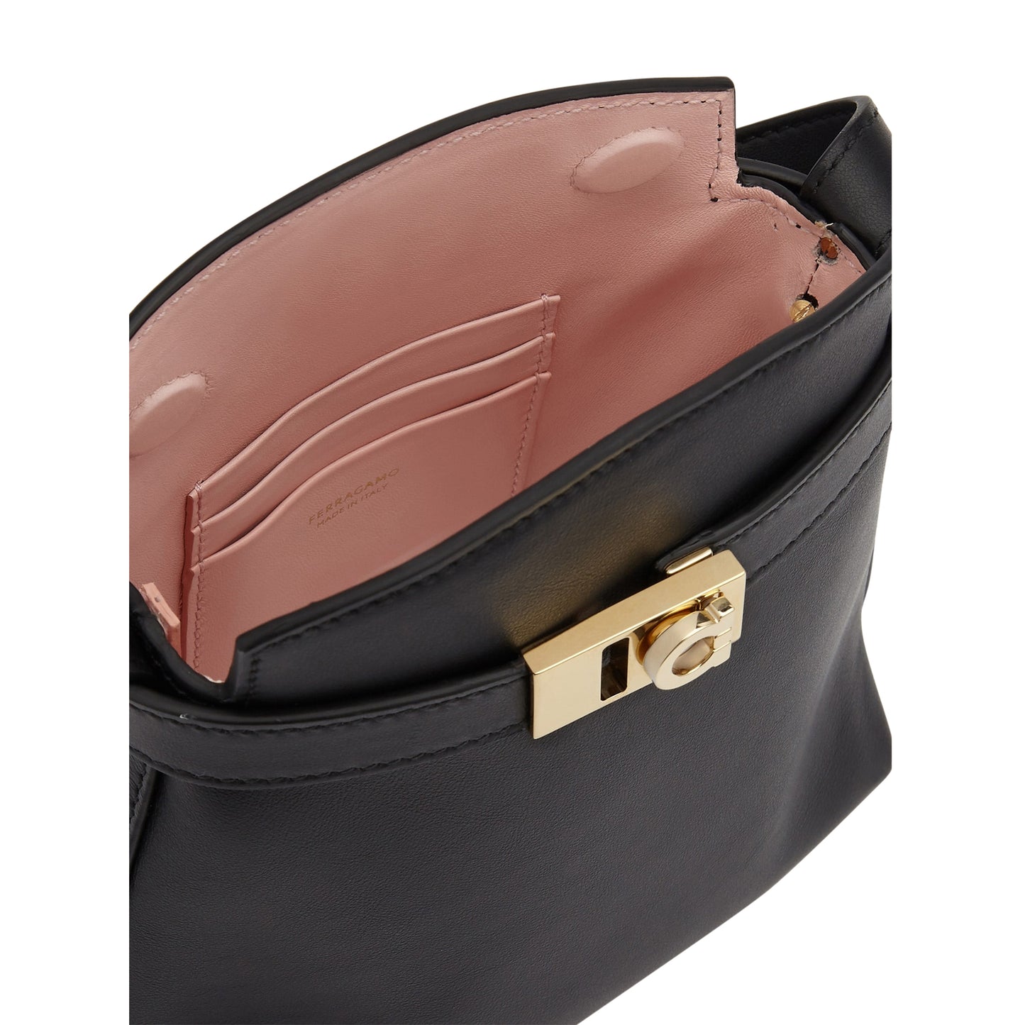 Hug two-tone smartphone holder - Black/Nylund pink