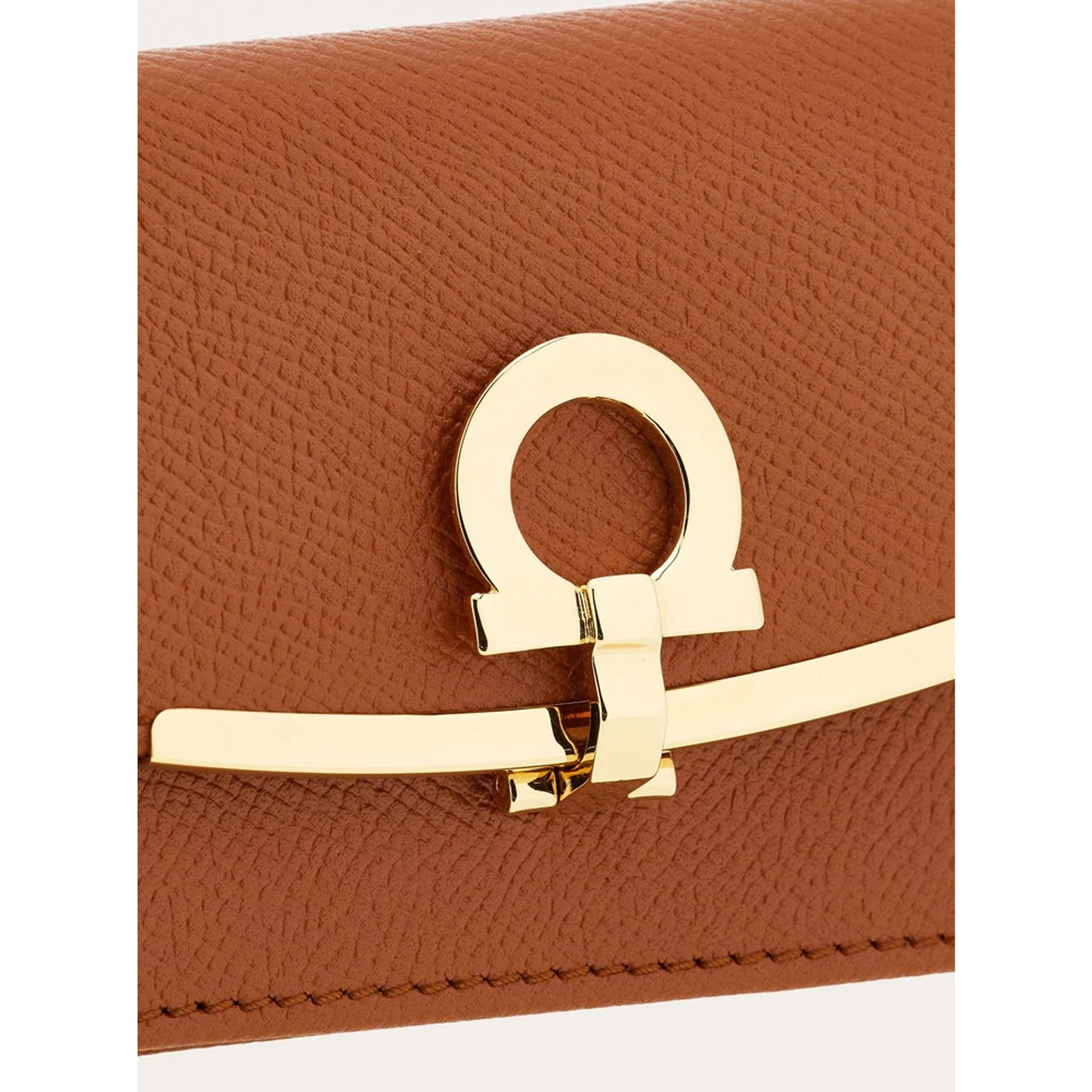 Gancini business card holder - New cognac
