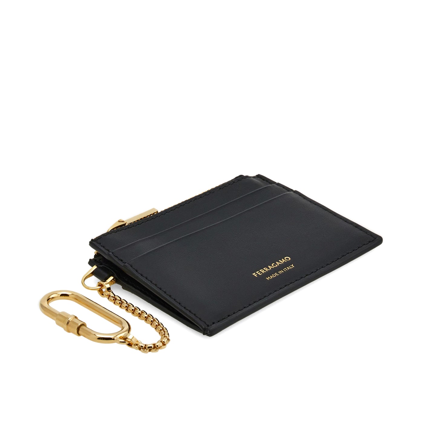 Card holder with key holder - Black
