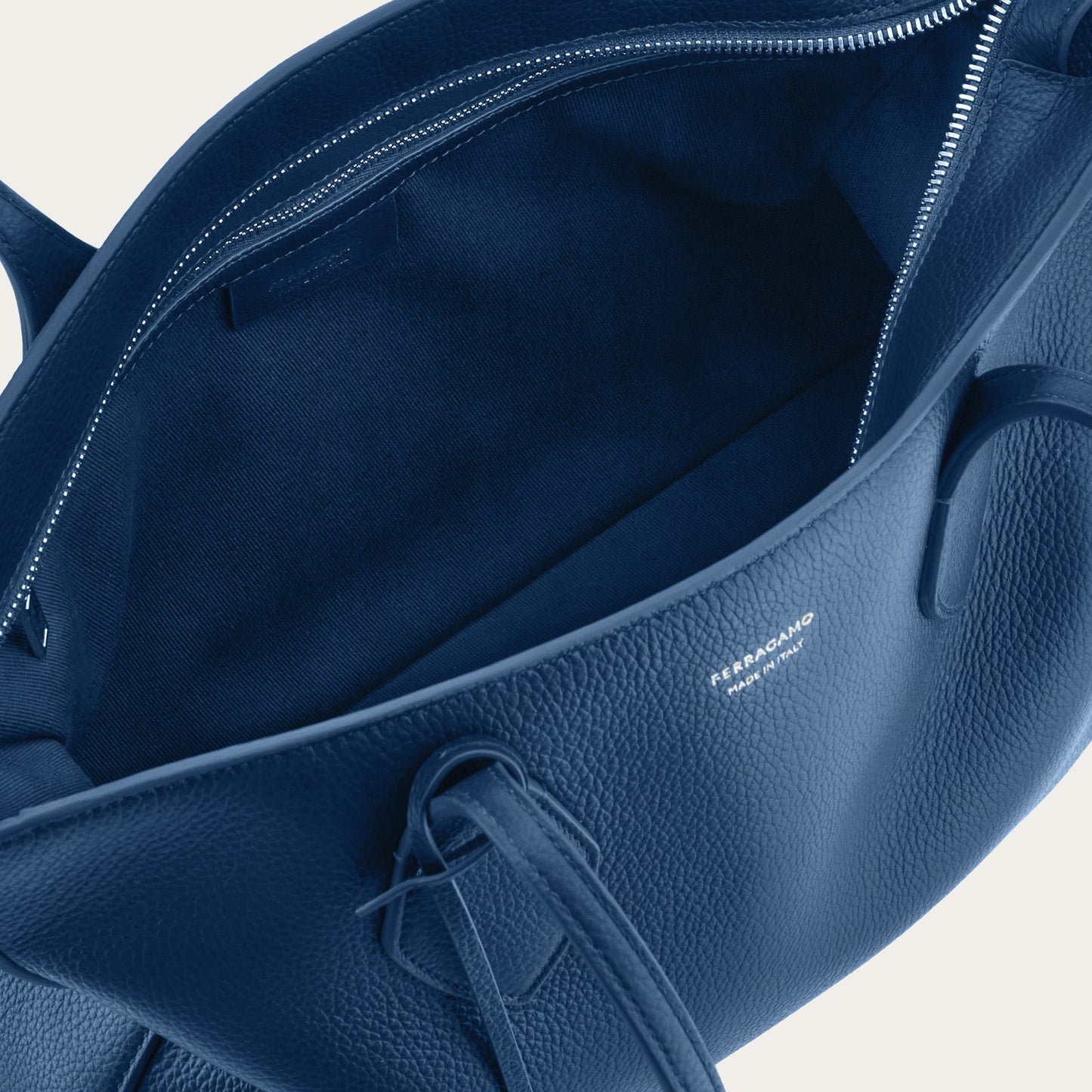 Tote bag (M) - Teal Blue