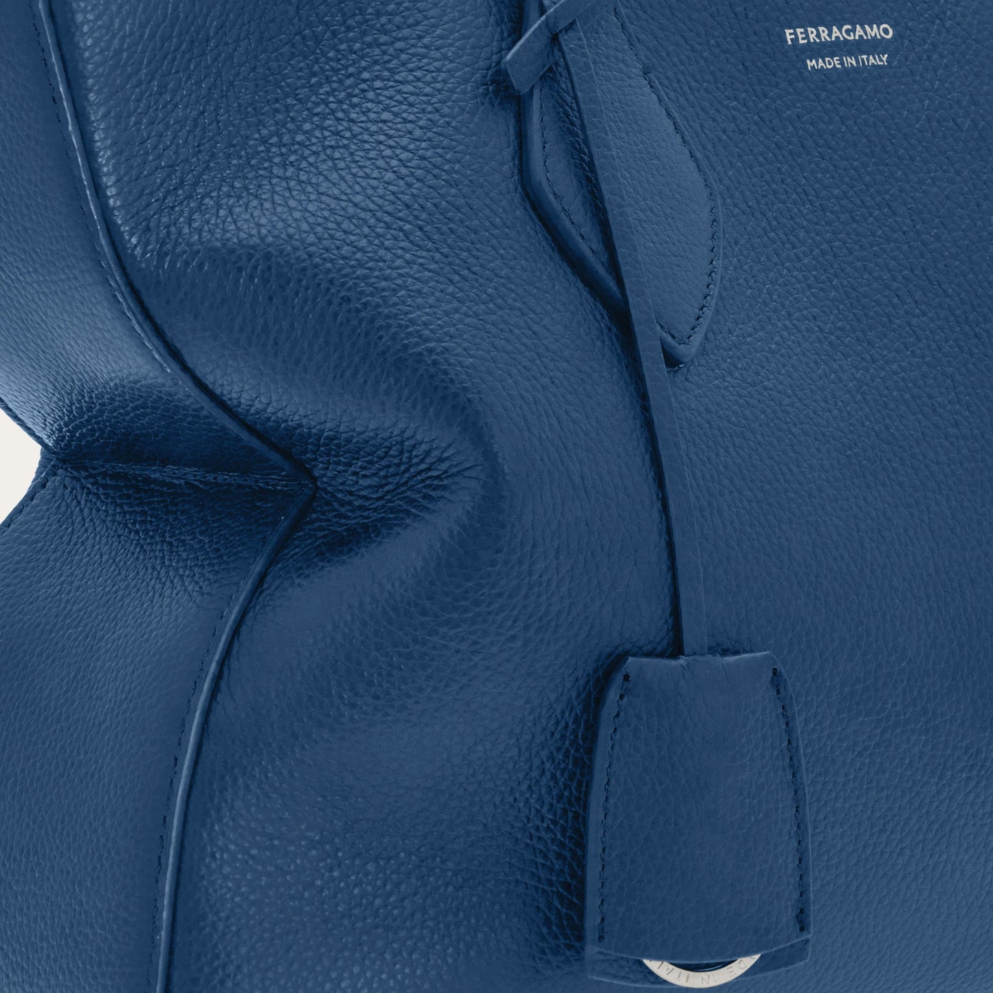 Tote bag (M) - Teal Blue