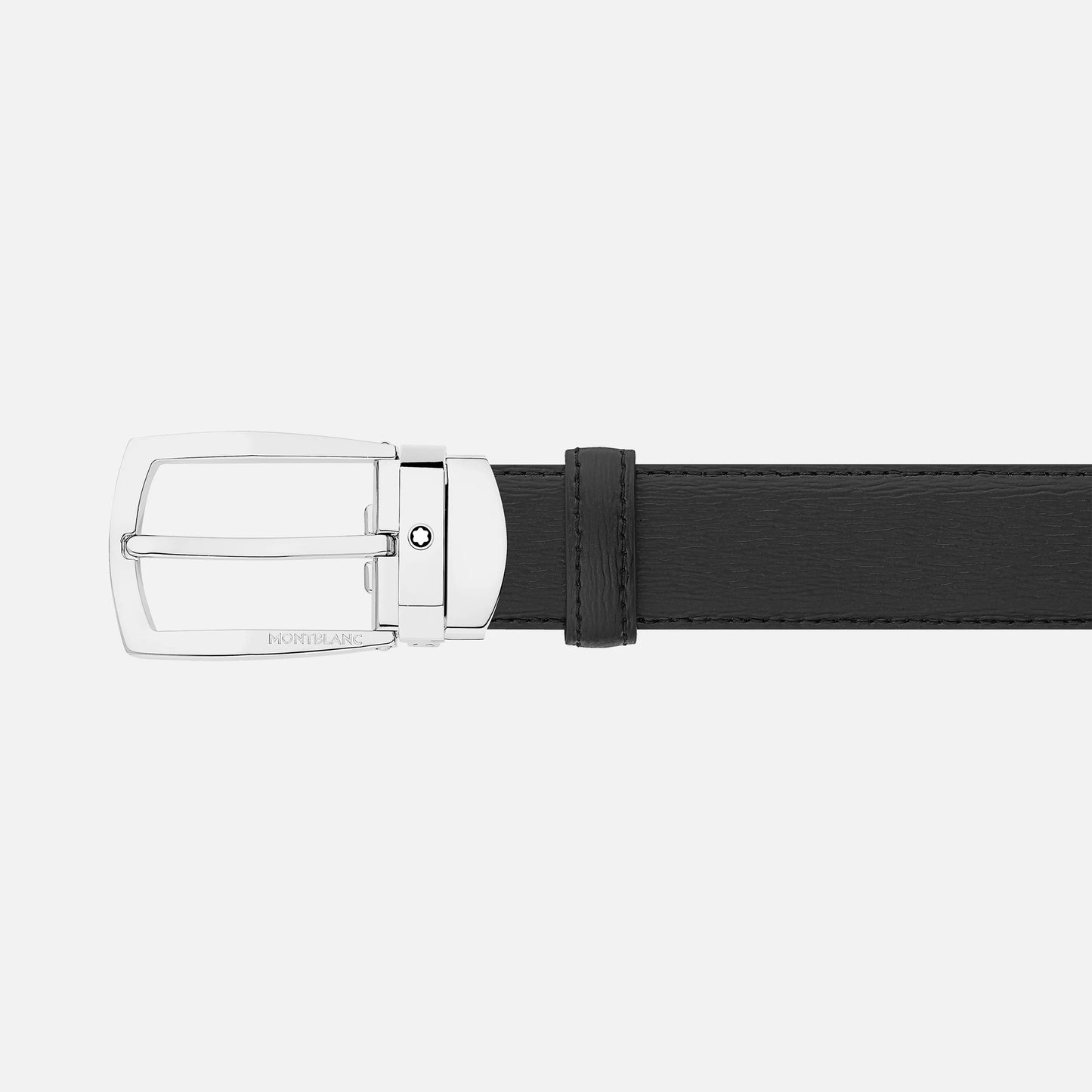 Black 30 mm leather belt #116706
