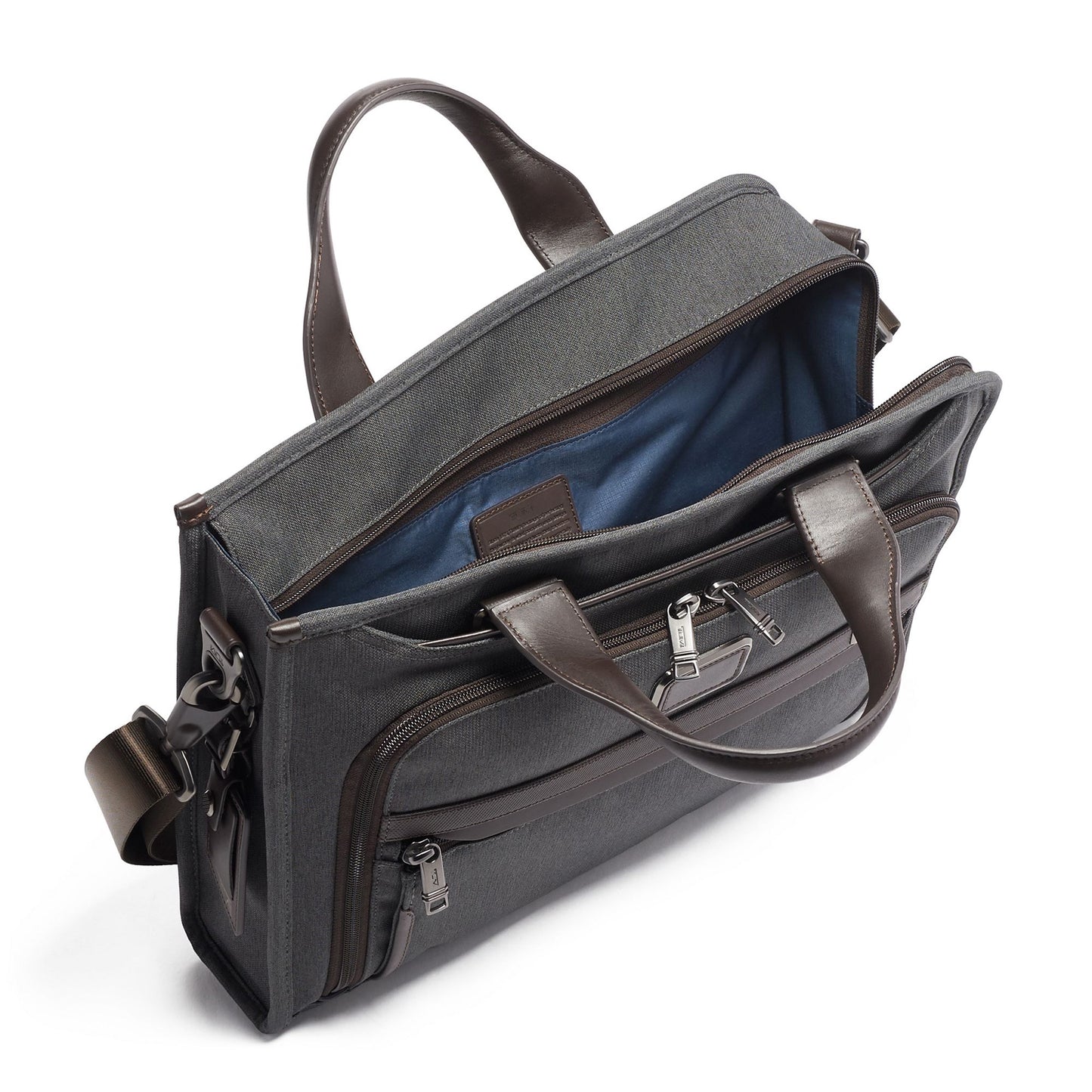 ALPHA Slim Deluxe Portfolio Anthracite