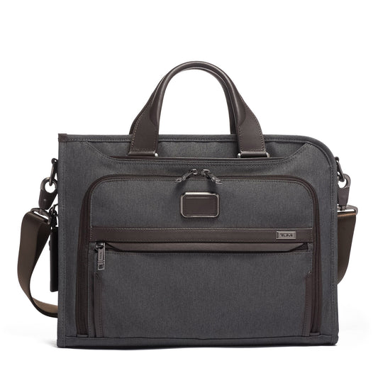 ALPHA Slim Deluxe Portfolio Anthracite