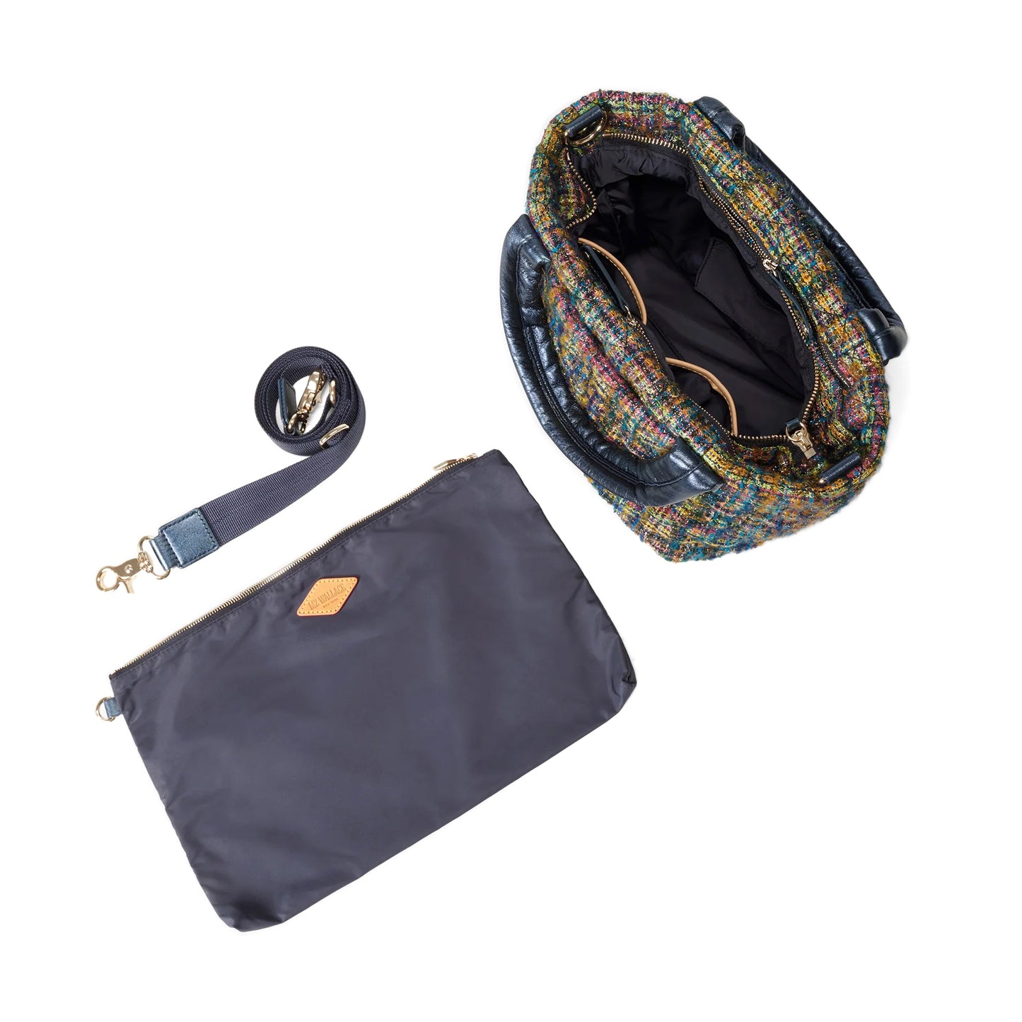 The Metro Tote® Deluxe - Mini - Gold Multi Tweed