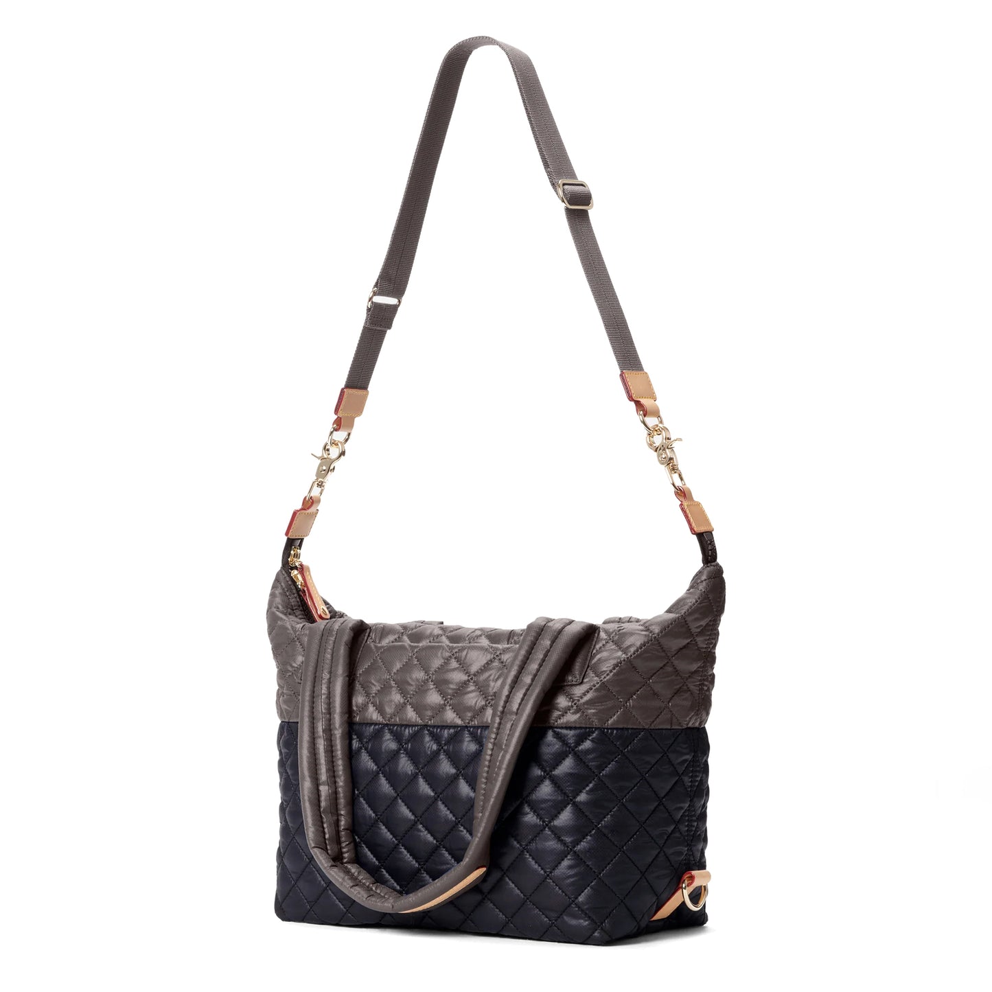 Medium Sutton Deluxe - Black/Magnet Color Block