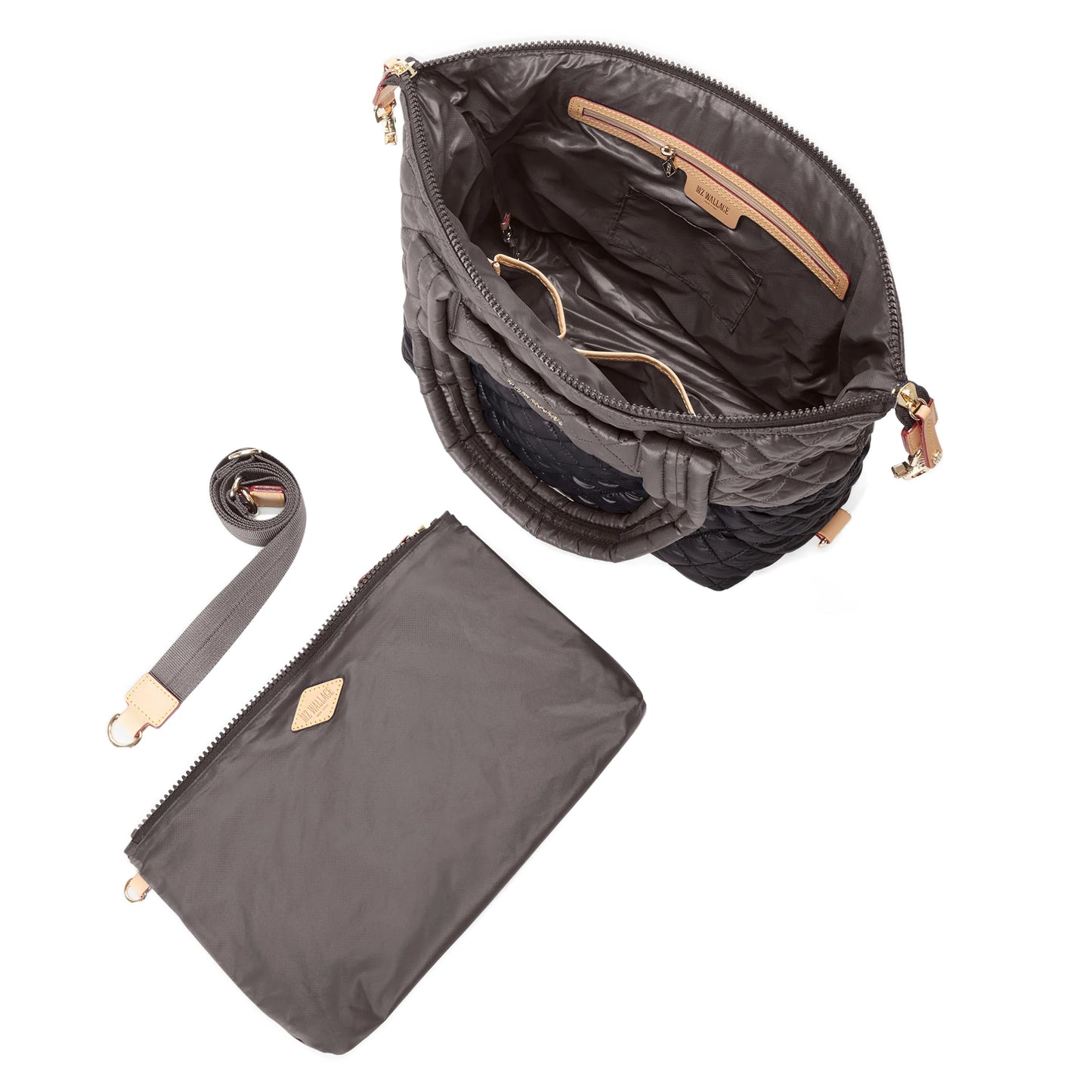 Medium Sutton Deluxe - Black/Magnet Color Block