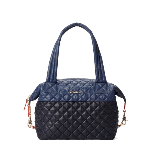 Medium Sutton Deluxe -  Black/Navy Color Block