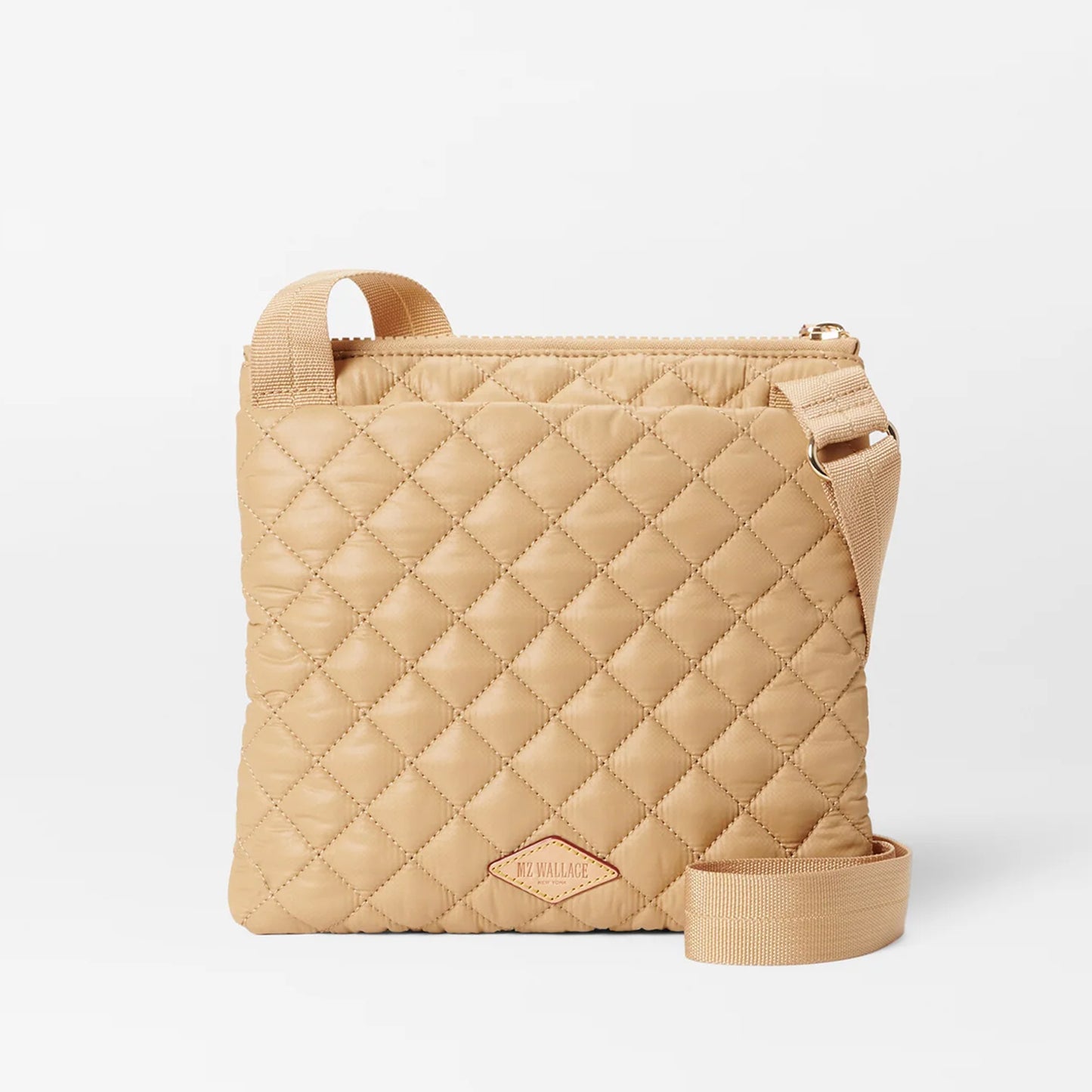 Metro Flat Crossbody - Camel