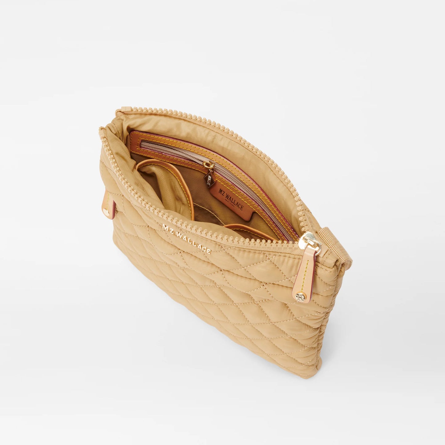 Metro Flat Crossbody - Camel
