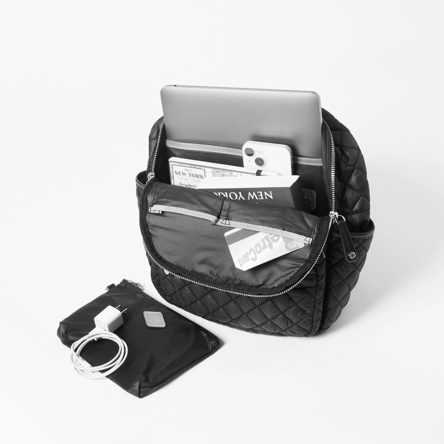 Black Small Crosby Backpack