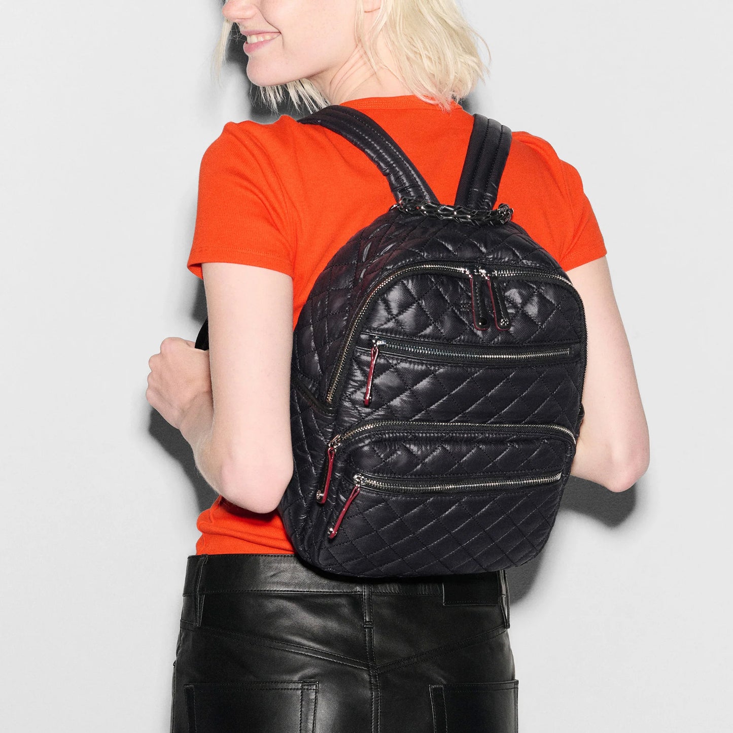 Black Small Crosby Backpack