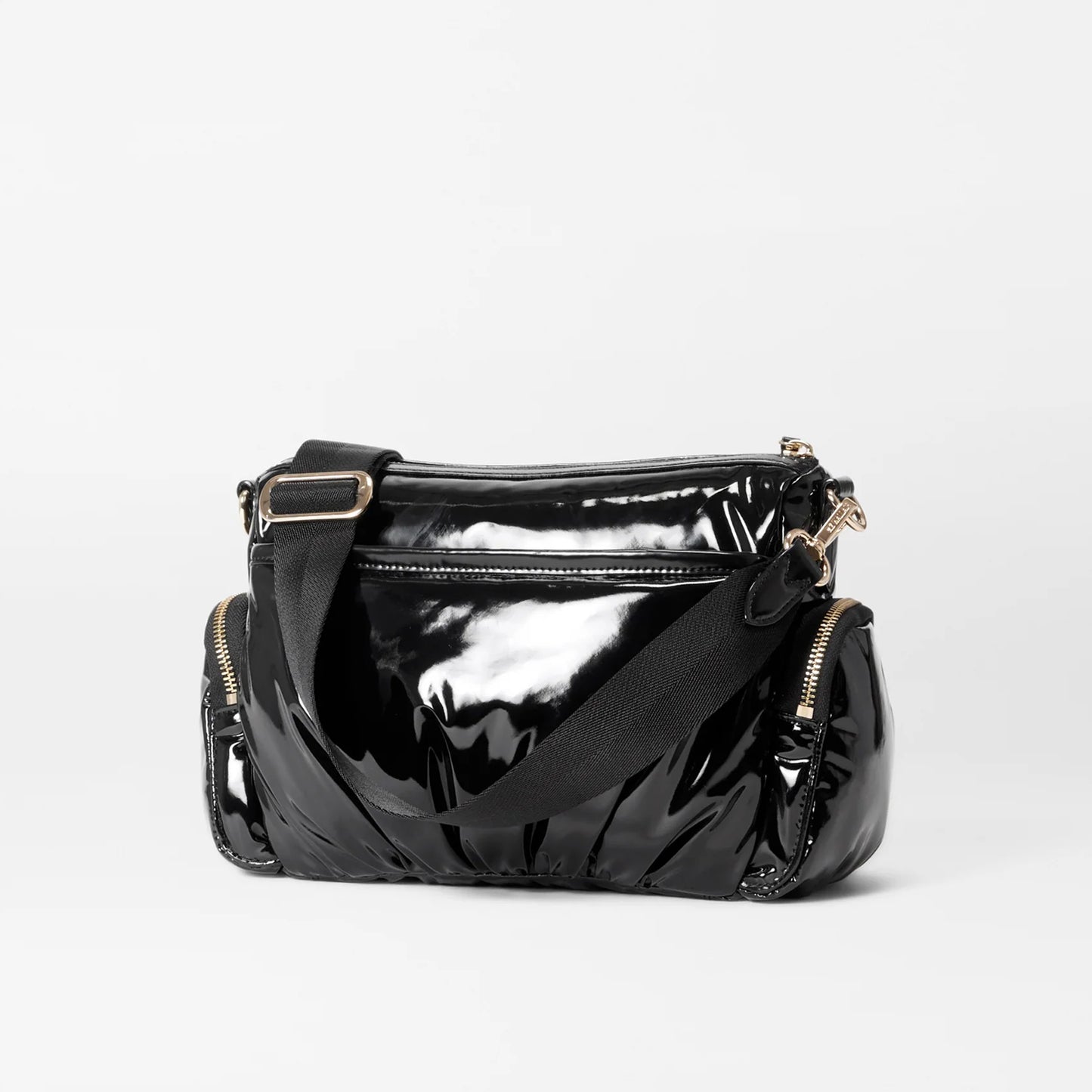 Black Lacquer Small Chelsea Crossbody