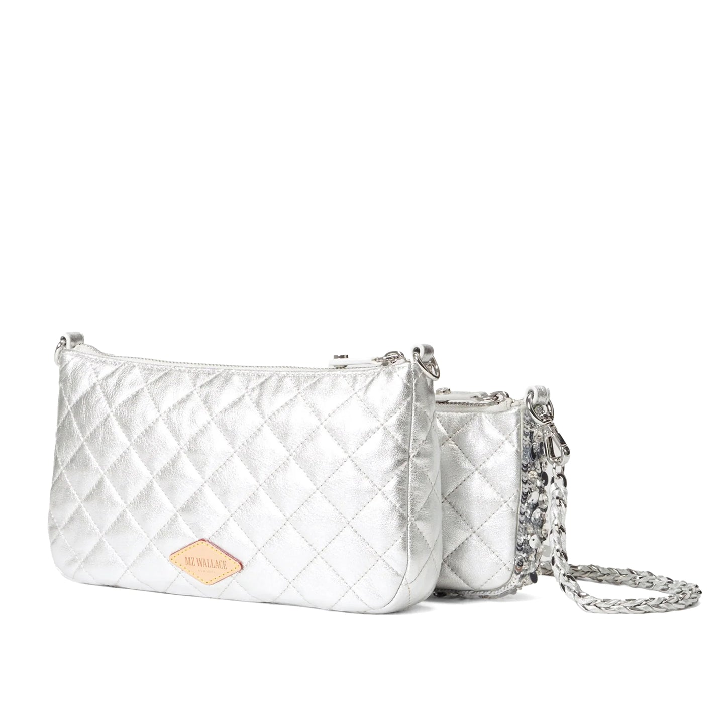 Crosby Convertible Crossbody - Ice Multi Sequin
