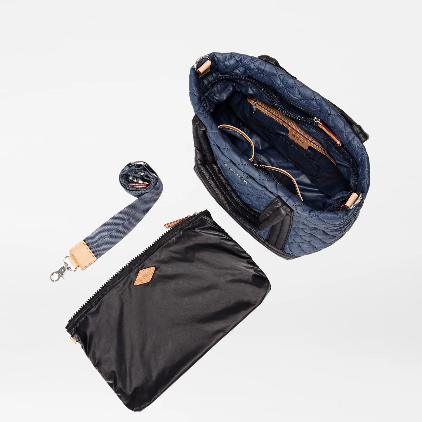 small Empire Tote - Navy & Black