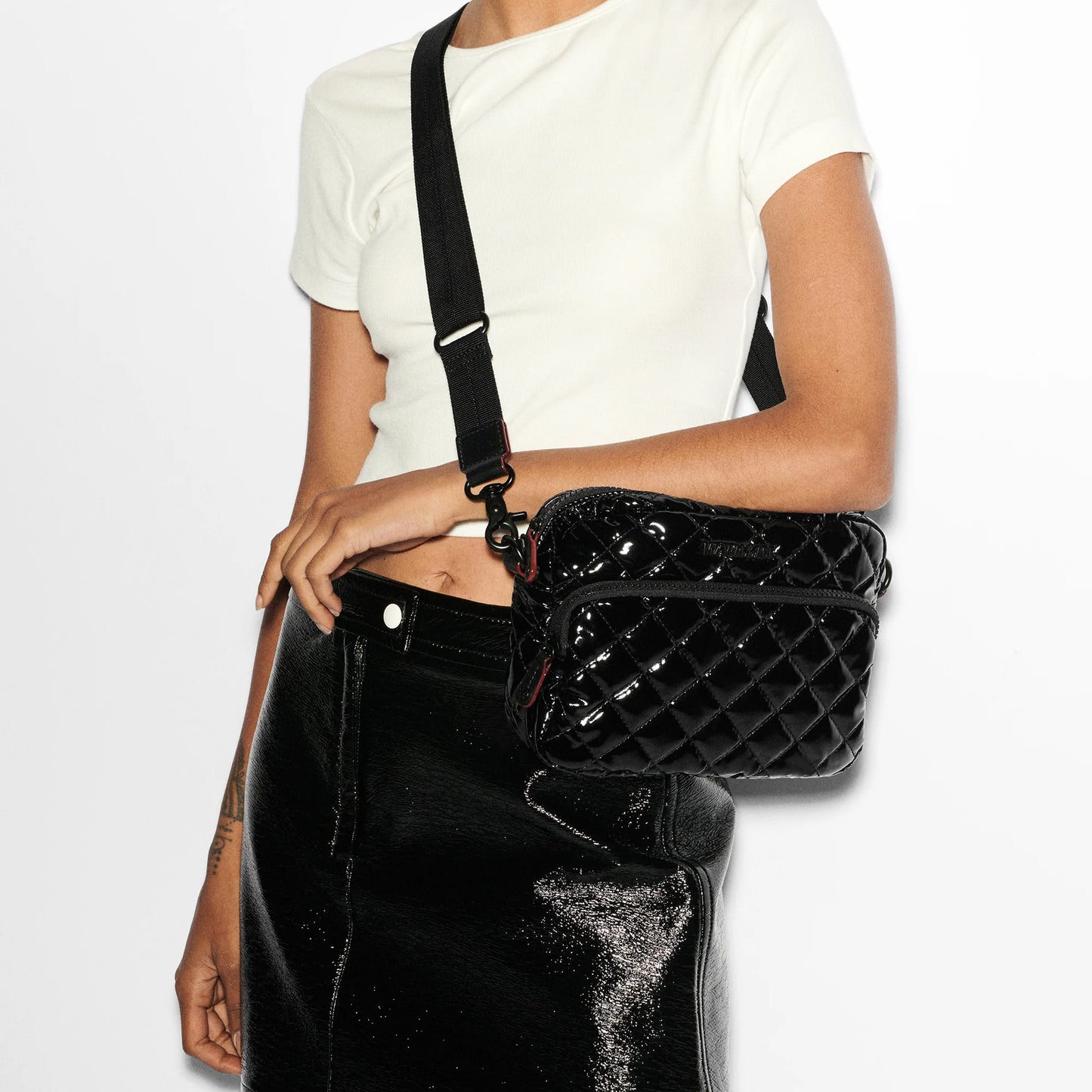 Small Metro Camera Bag - Black Lacquer