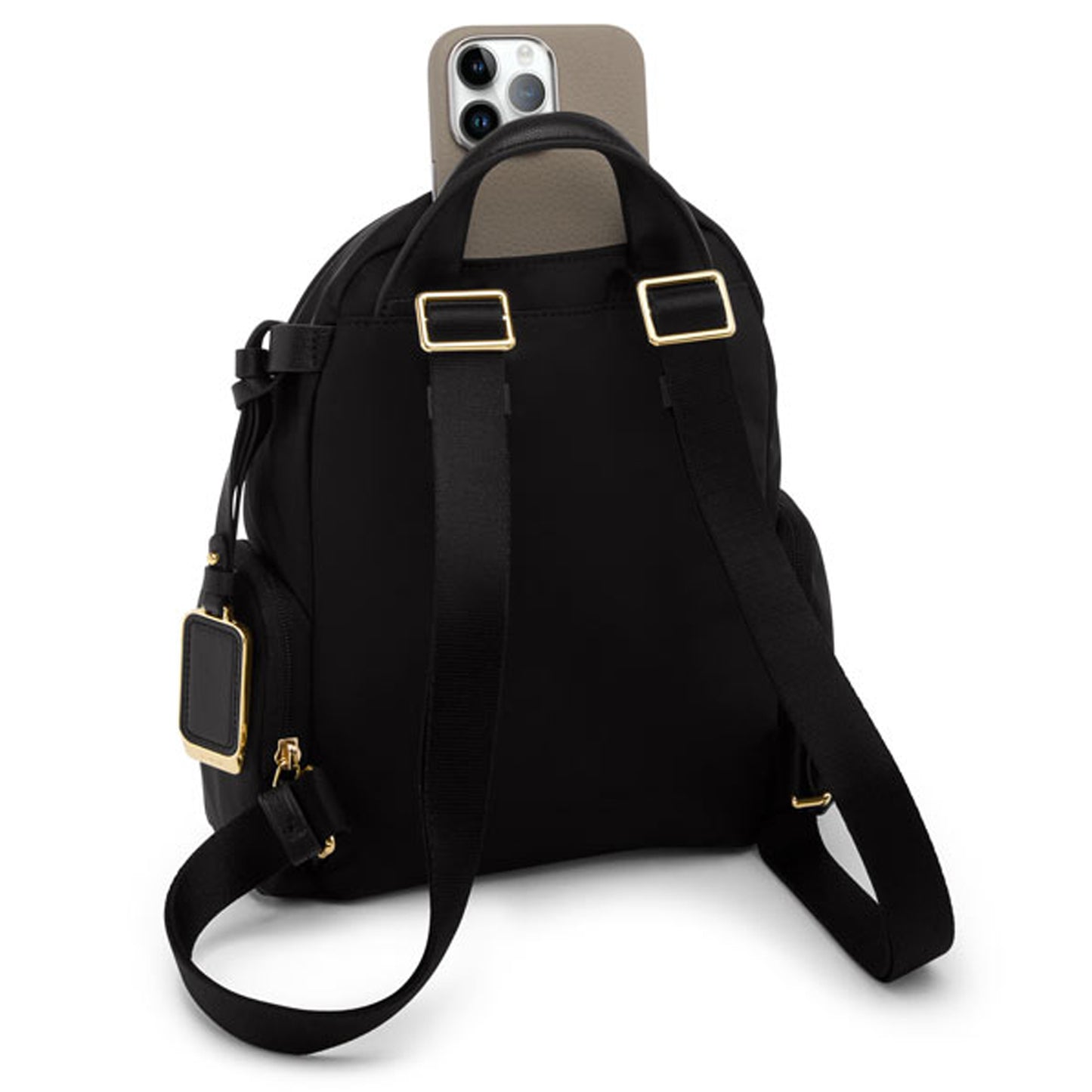 Celina Small Backpack - Black/Gold