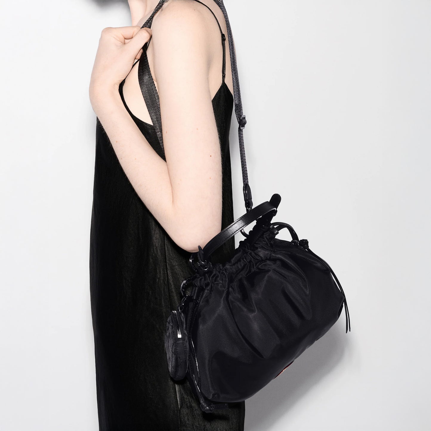 Black Small Waverly Shoulder