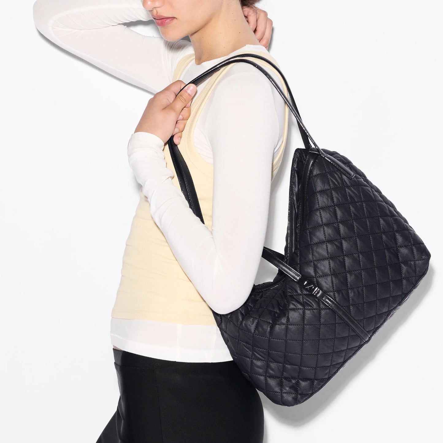 Black Astor E/W Tote