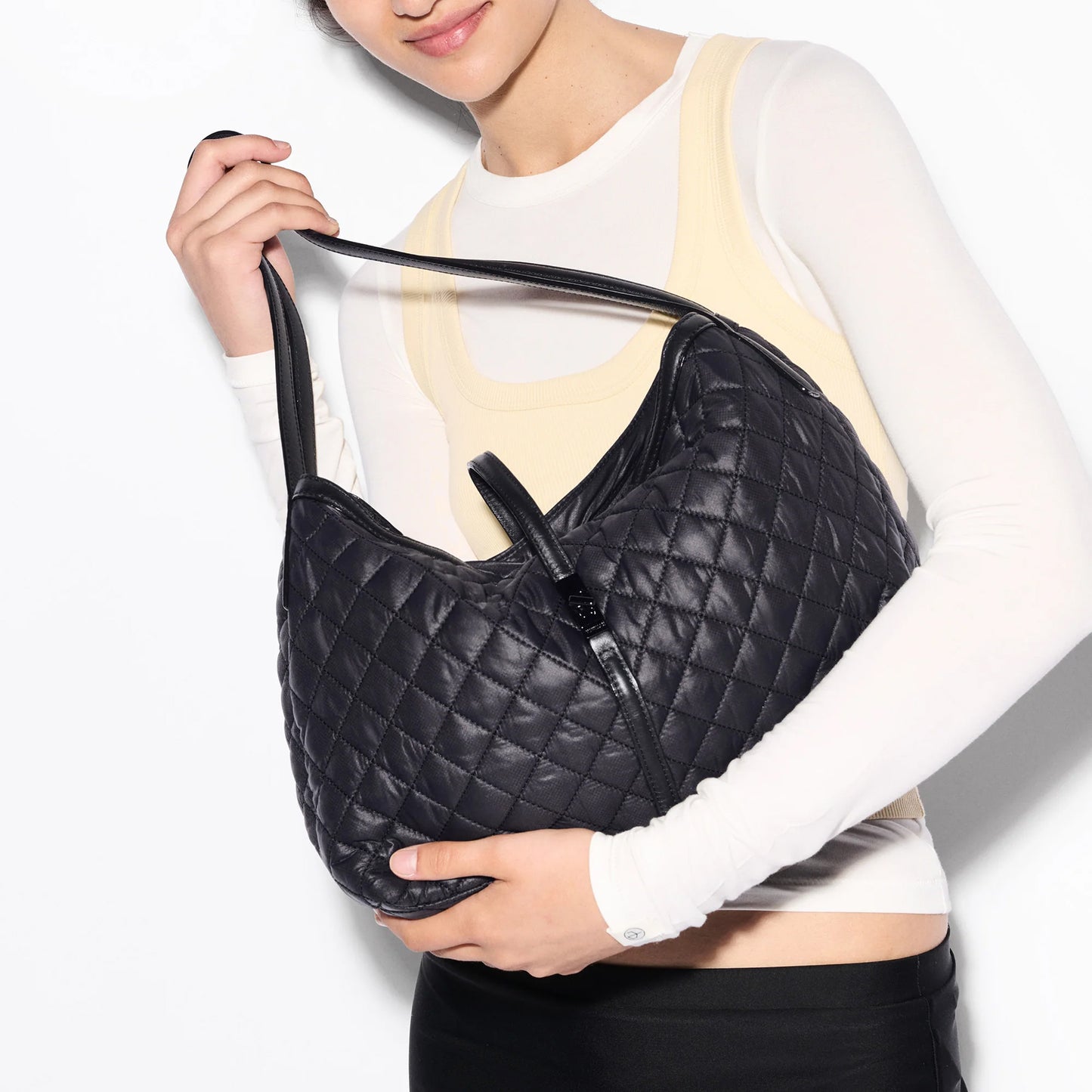 Black Astor E/W Tote