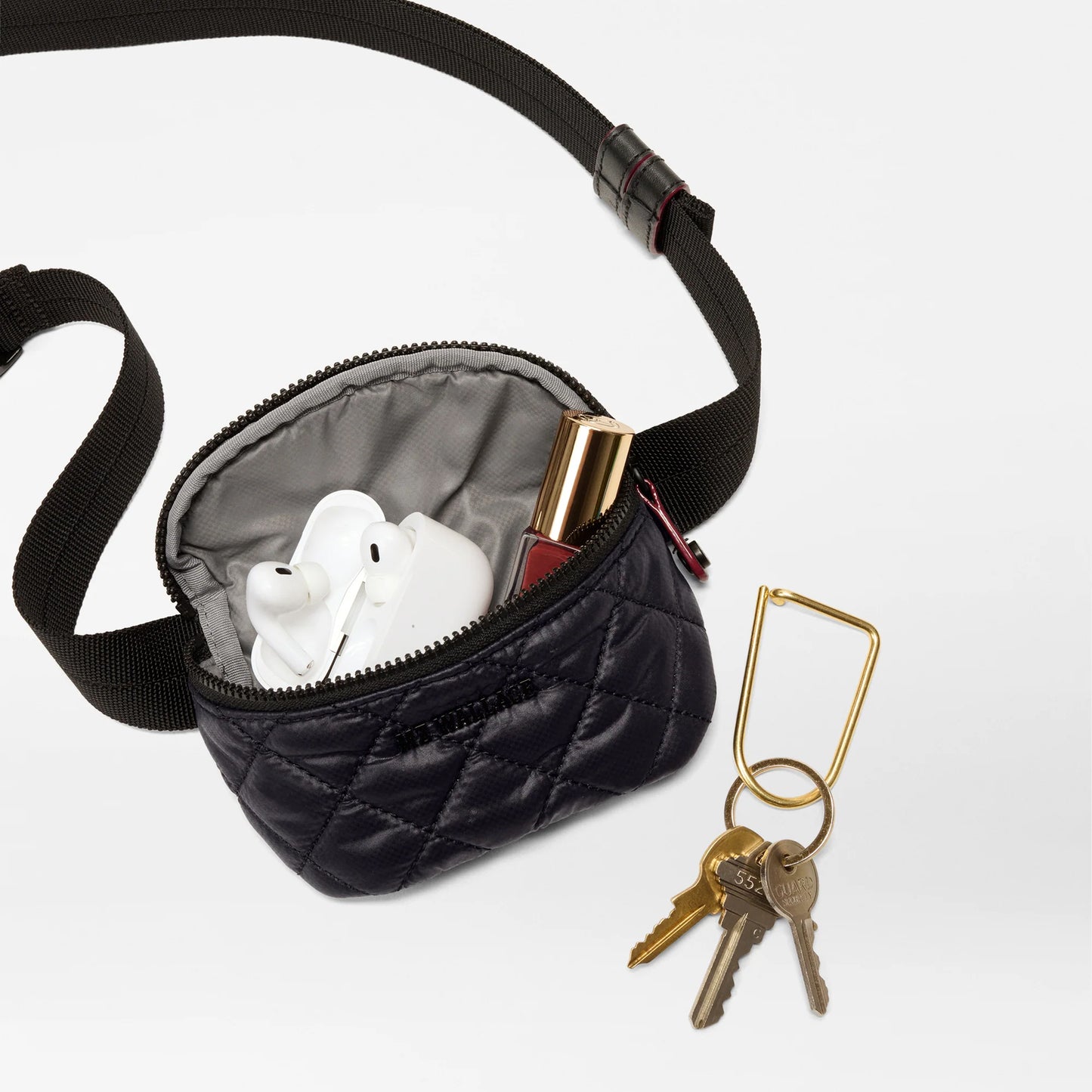 Black Micro Metro Belt Bag