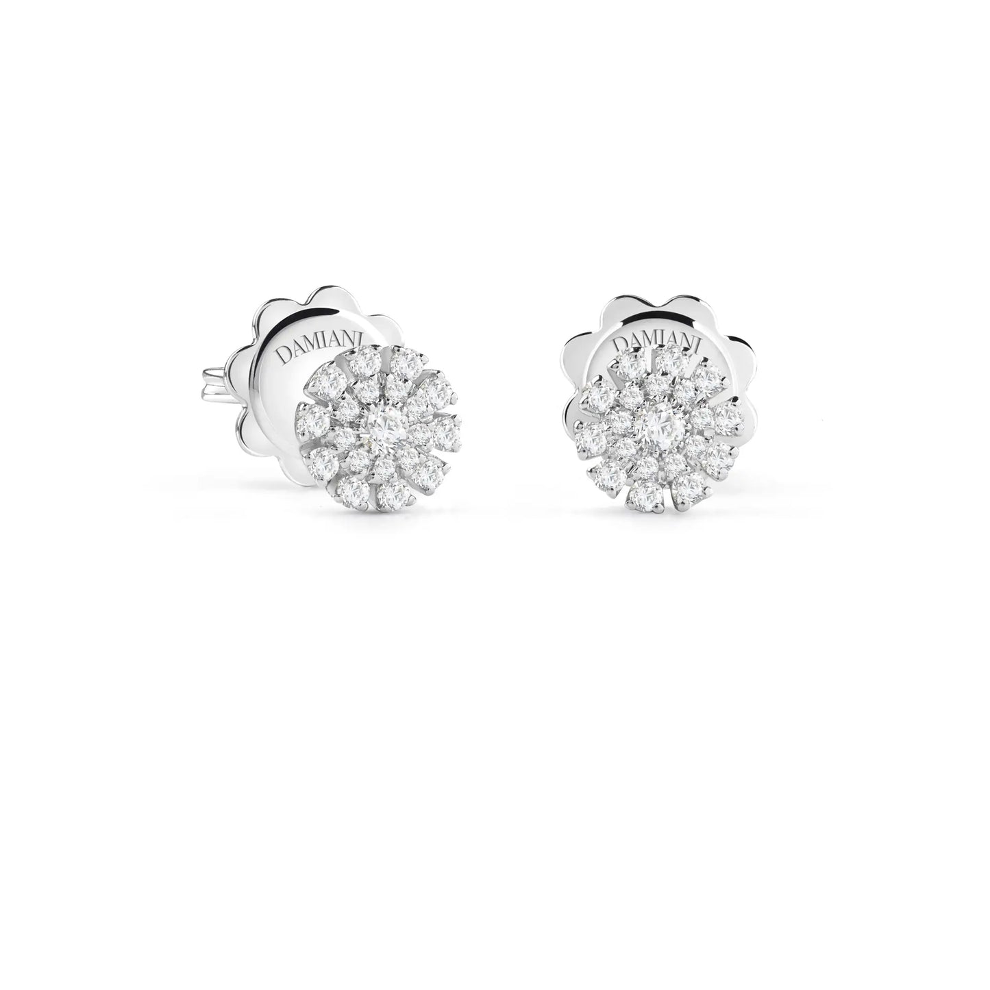 MARGHERITA White gold and diamonds earrings 20074584