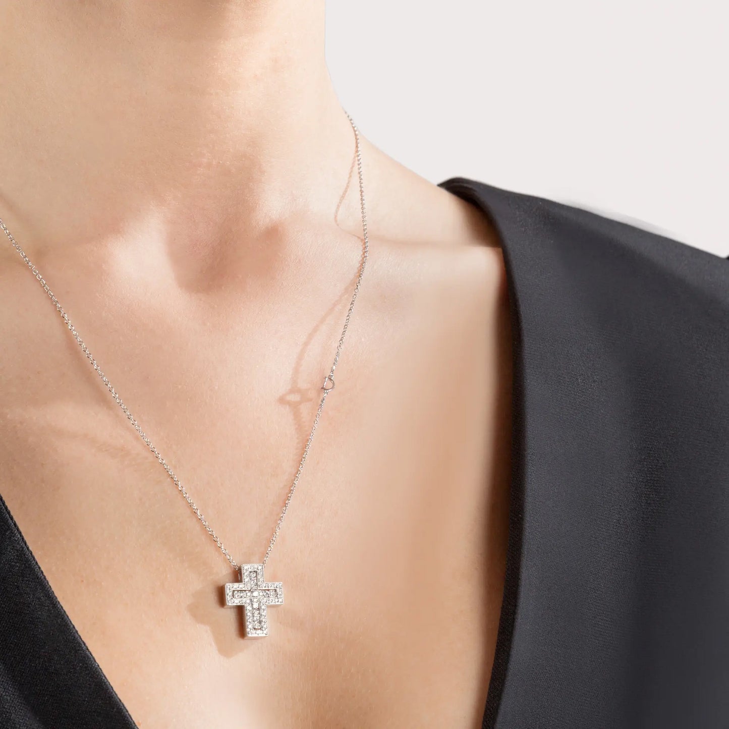 BELLE ÉPOQUE White gold and diamonds necklace 20083490