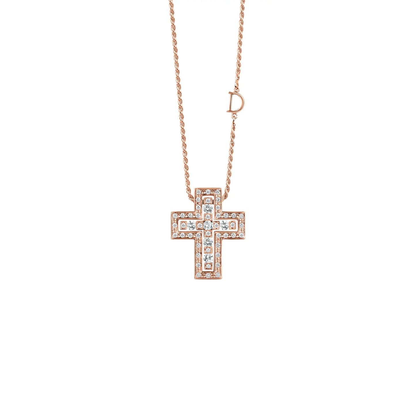 BELLE ÉPOQUE Pink gold and diamonds necklace 20083570