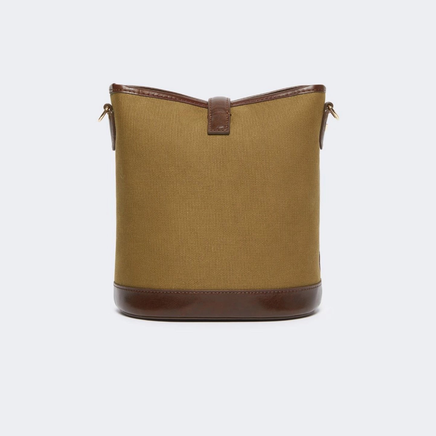 Small canvas bucket bag - BRONZE