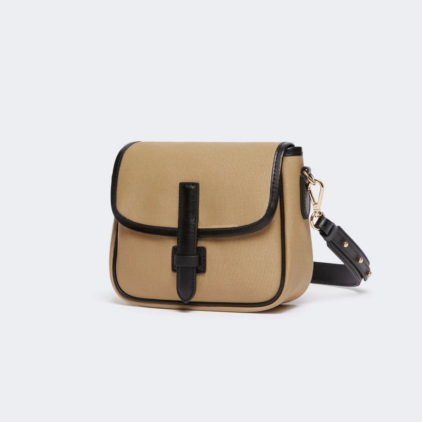 Small canvas crossbody bag - BEIGE