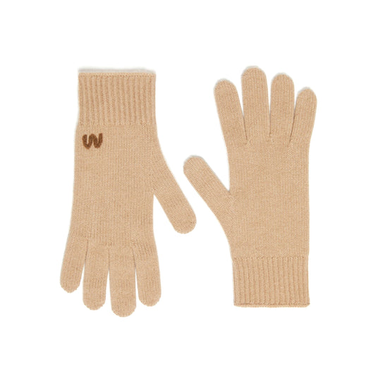 Cashmere gloves LEA - IVORY