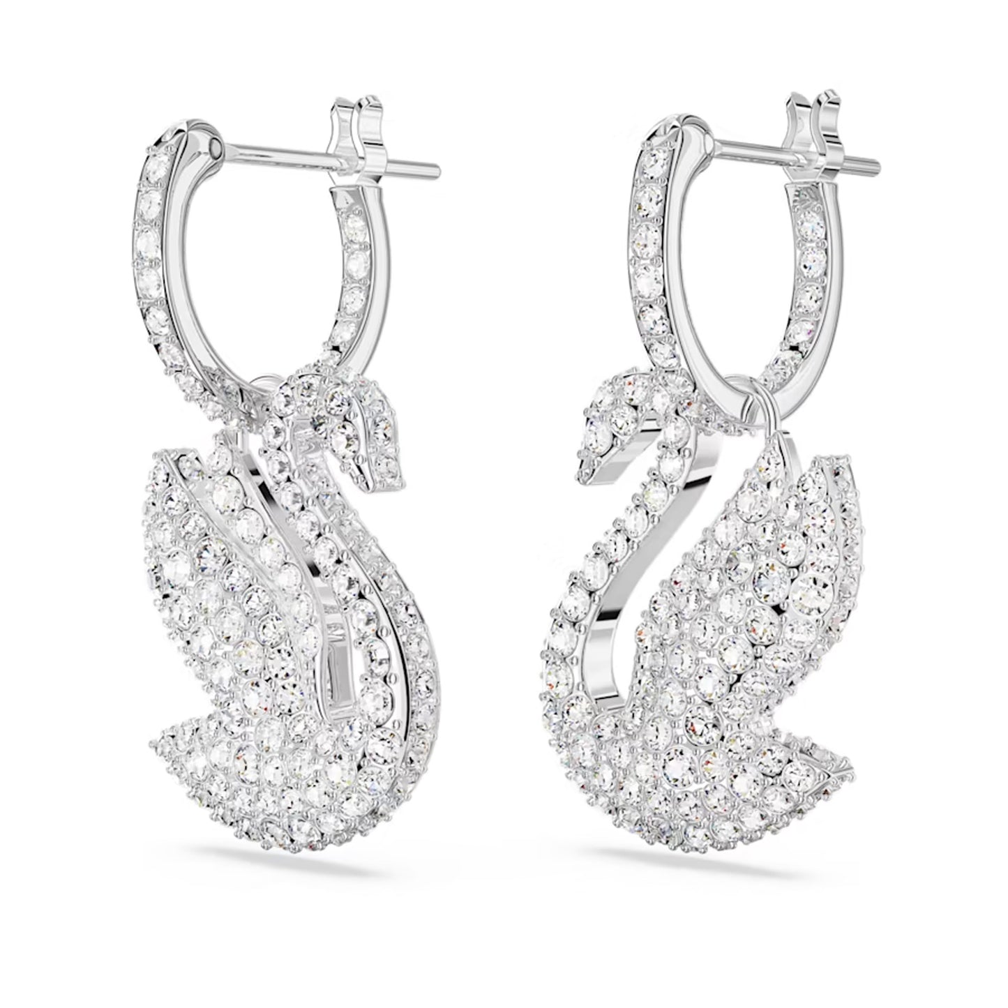 Swarovski Iconic Swan drop earrings
