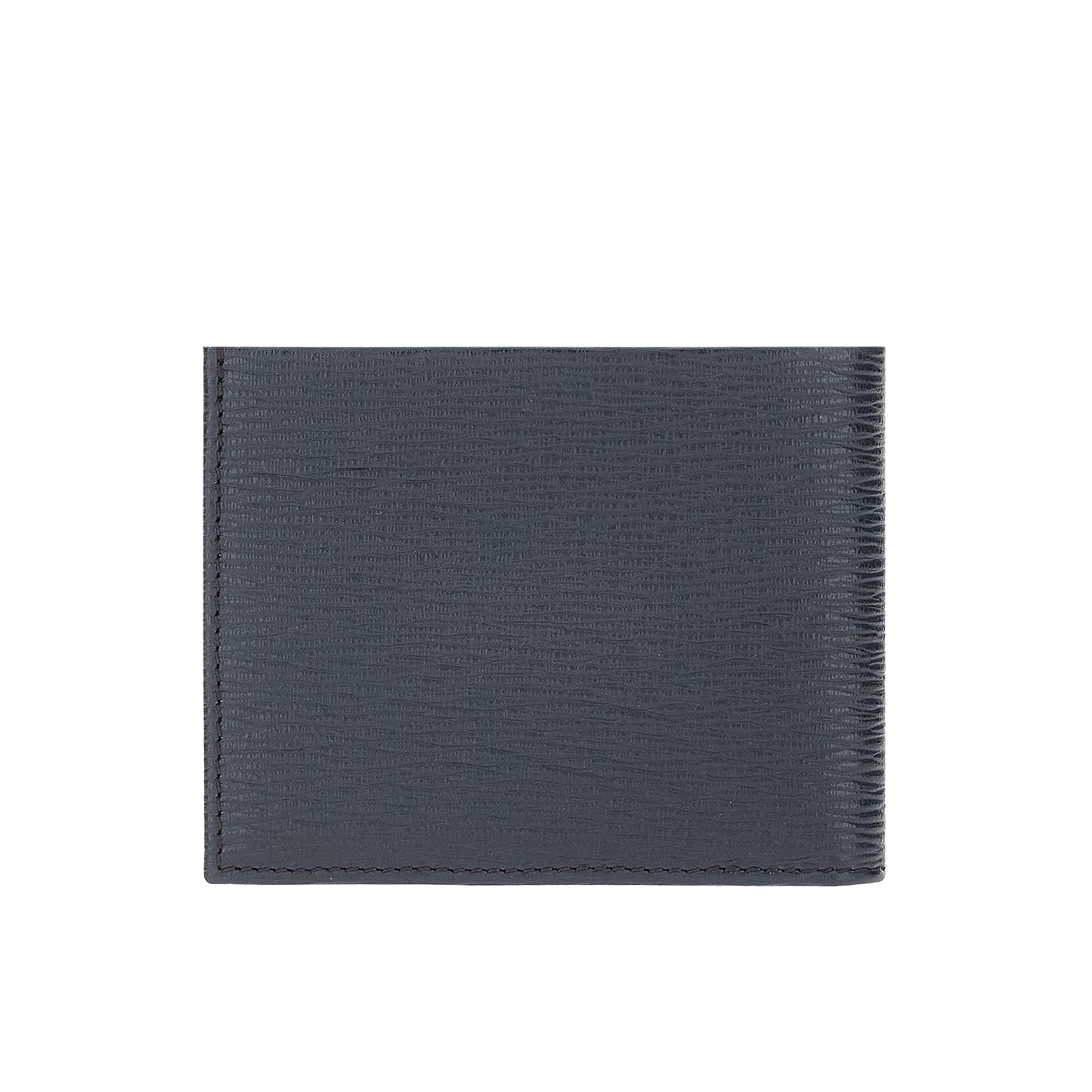 Gancini wallet with ID window - Deep ocean/Black