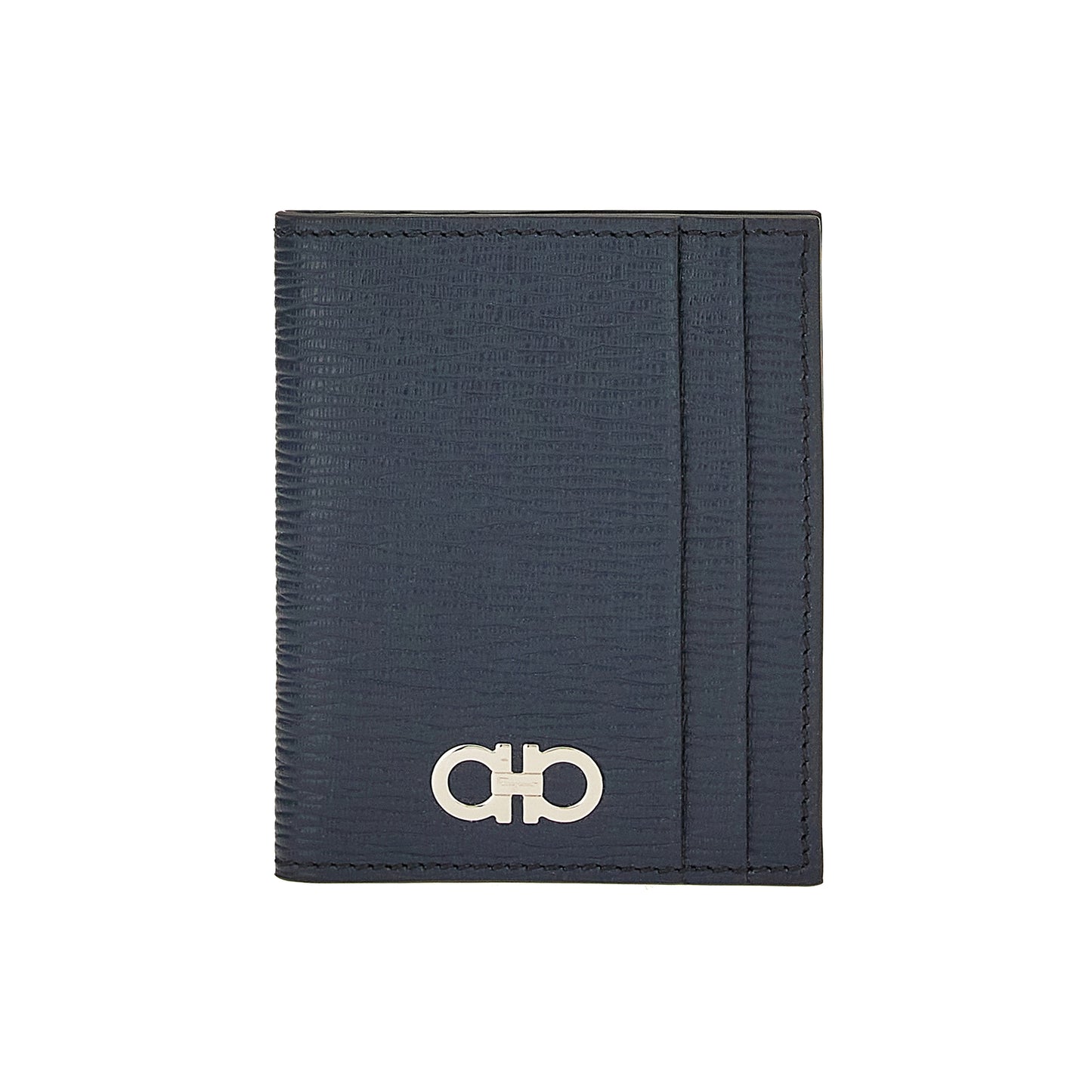 Gancini credit card holder - Deep ocean/Black