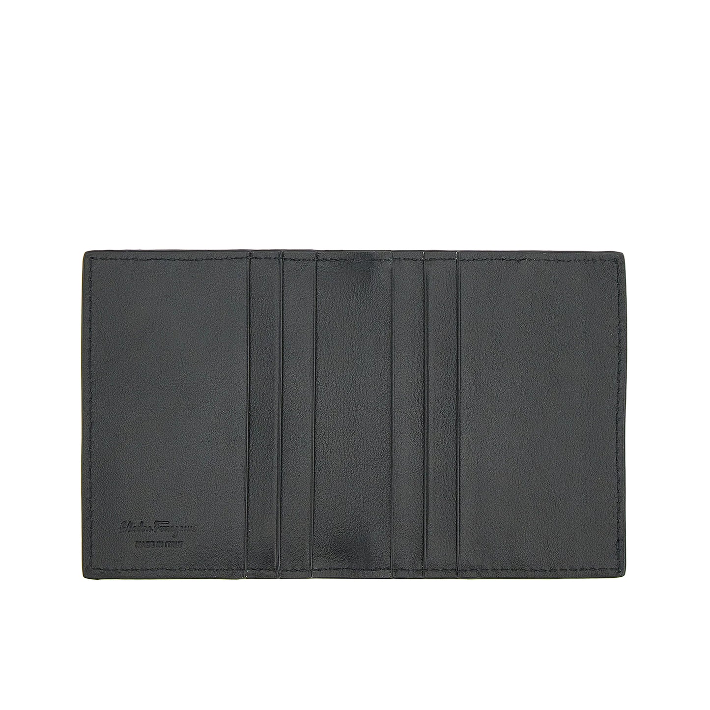Gancini credit card holder - Deep ocean/Black