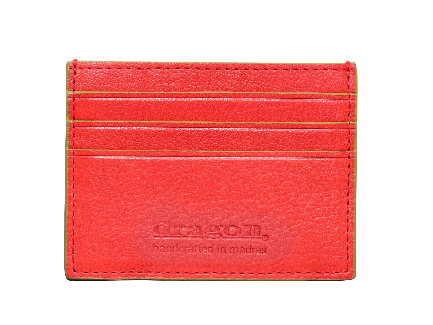CHECK CARD HOLDER RED
