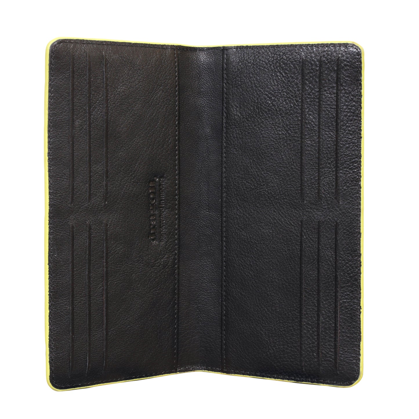 CHECK CARD FLAP WALLET BLACK