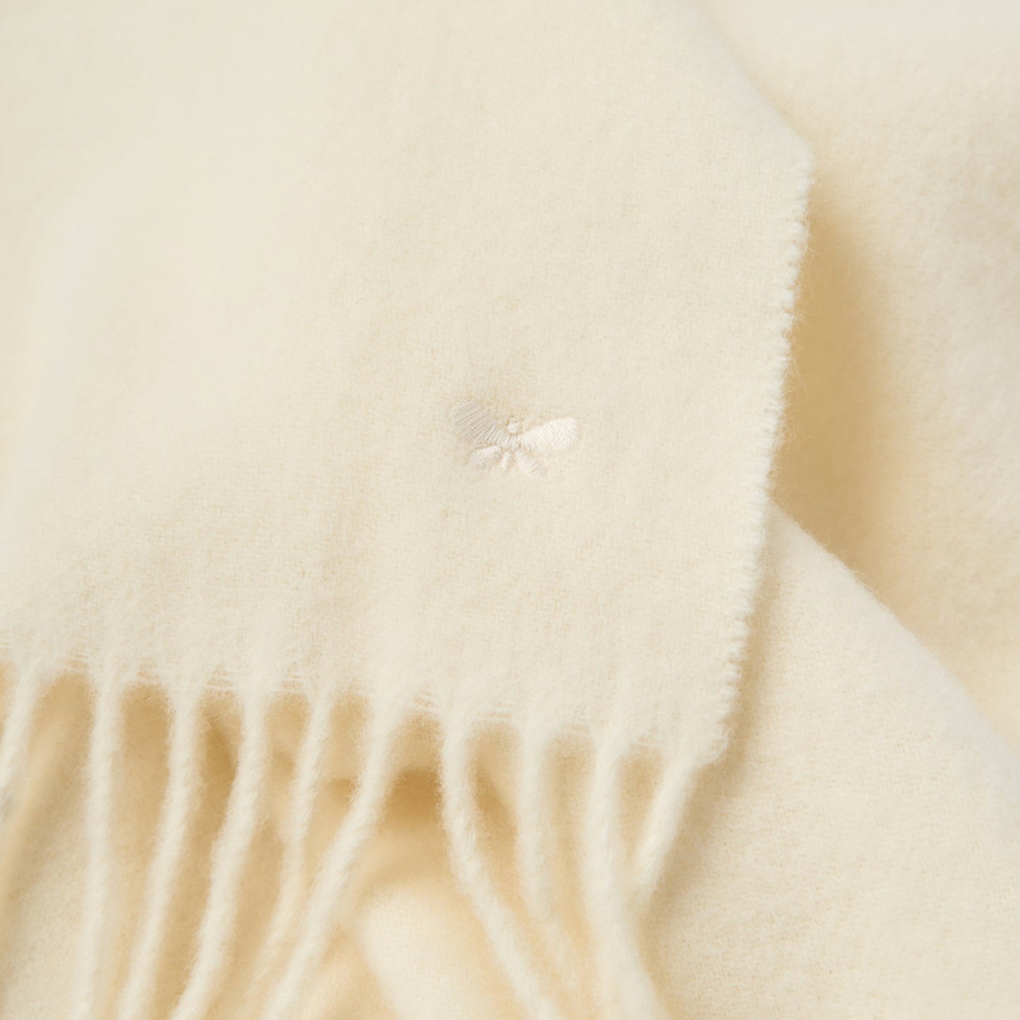 Duca Wool Stole - OPTICAL WHITE