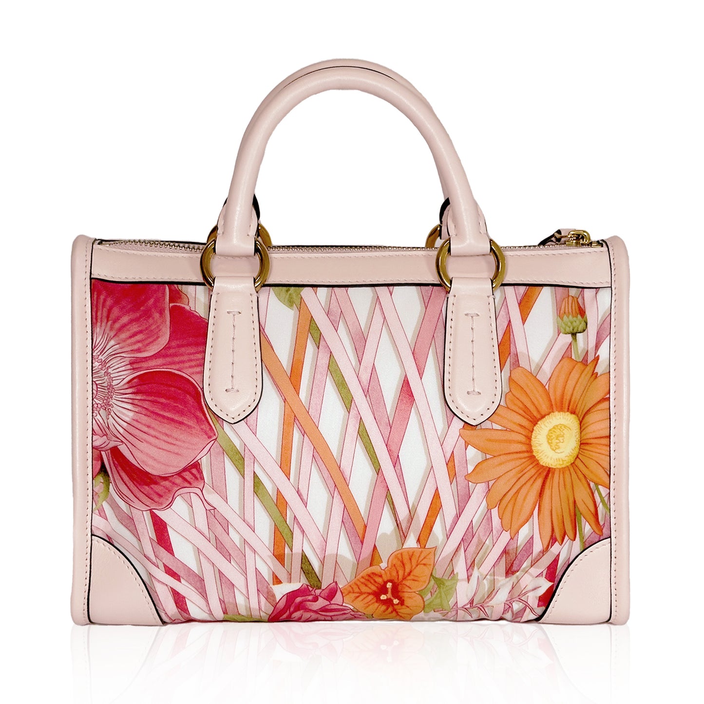 Ferragamo Vimini Print Handbag