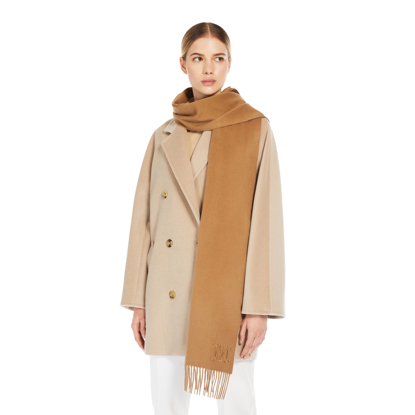 Cashmere stole - TOBACCO