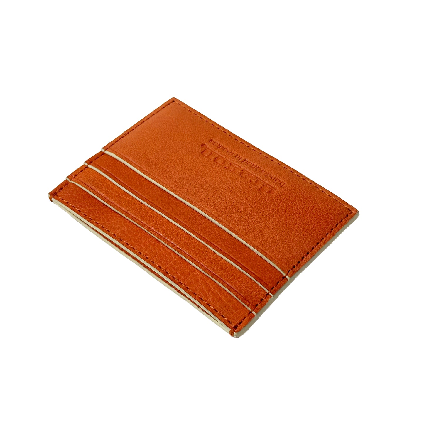 CHECK CARD HOLDER ORANGE ON SALE 20%