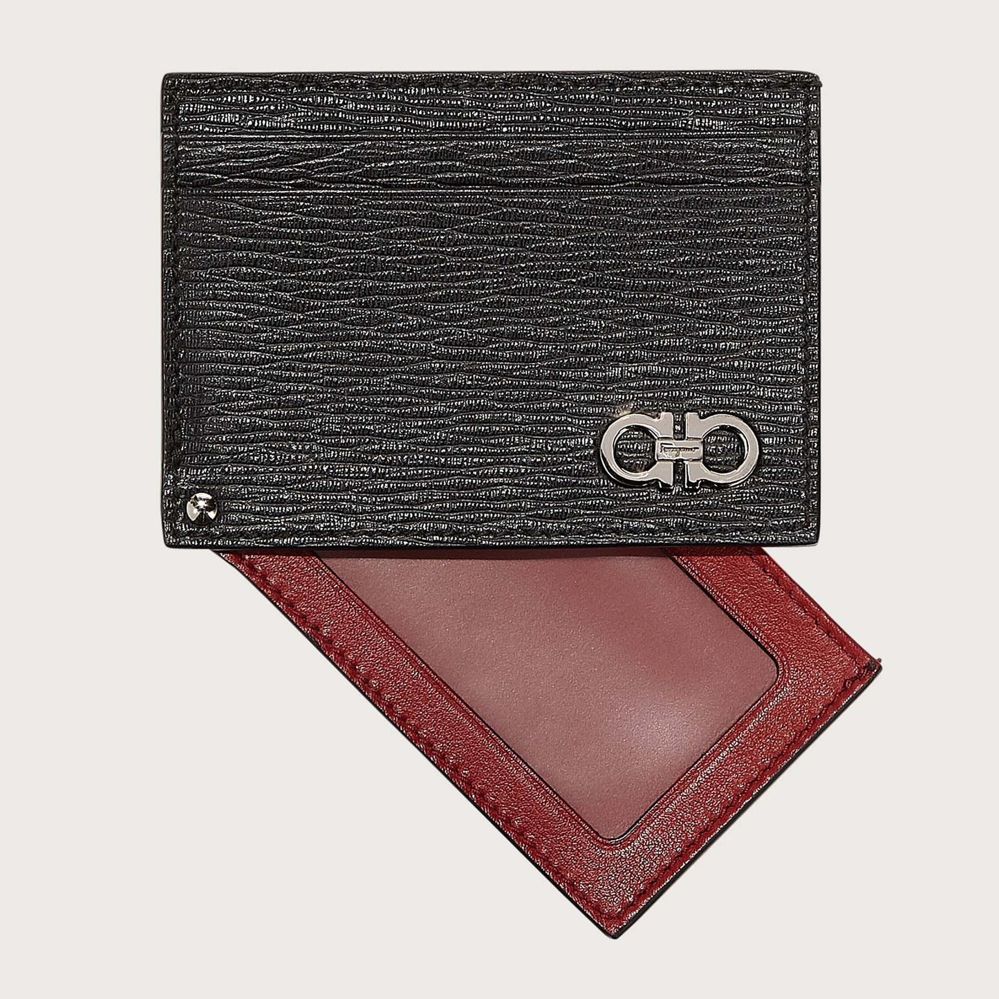 GANCINI CARD HOLDER WITH PULL-OUT ID WINDOW - Cosmos Boutique New Jersey