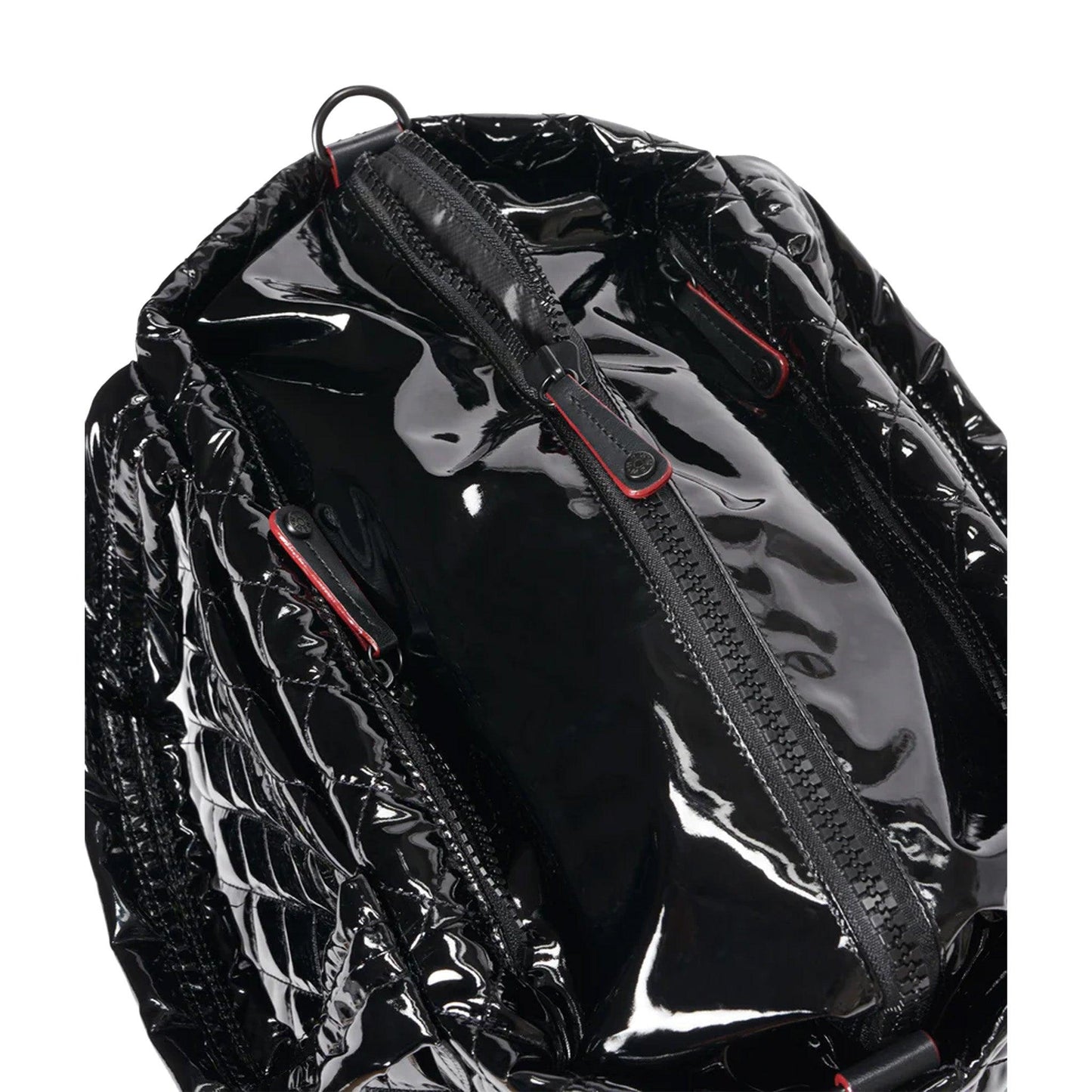 Black Lacquer Small Metro Tote Deluxe - Cosmos Boutique New Jersey