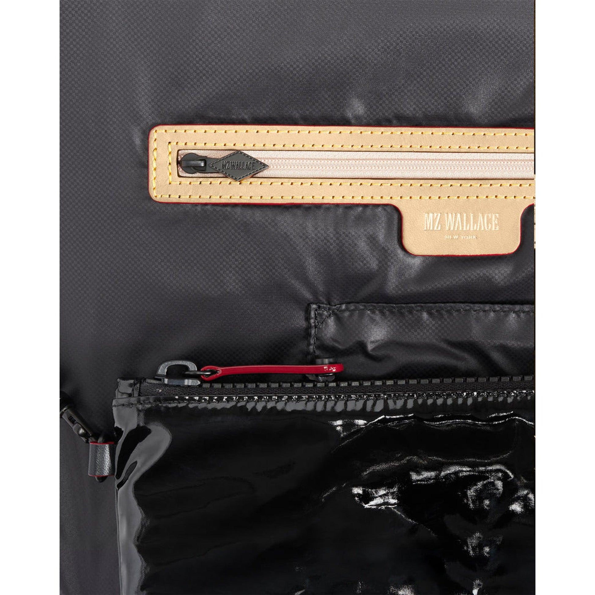 Black Lacquer Small Metro Tote Deluxe - Cosmos Boutique New Jersey