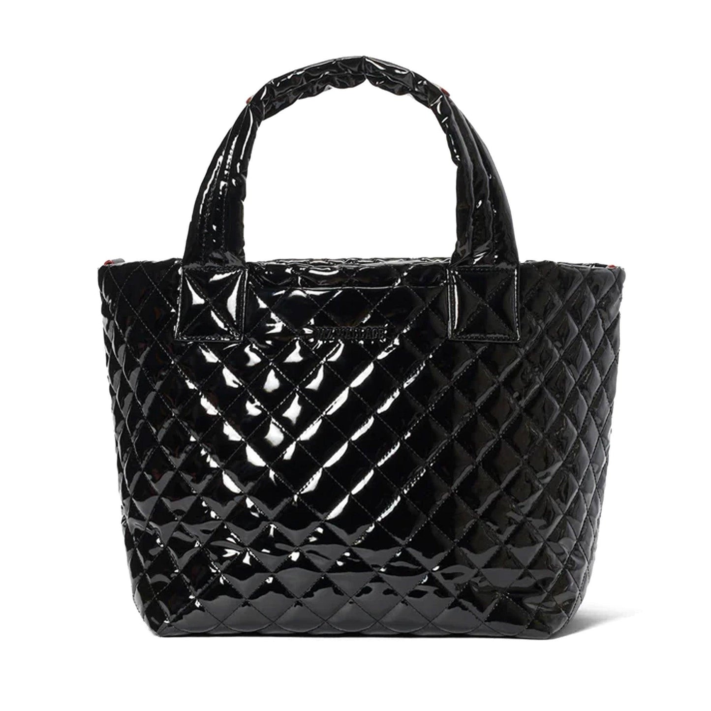 Black Lacquer Small Metro Tote Deluxe - Cosmos Boutique New Jersey