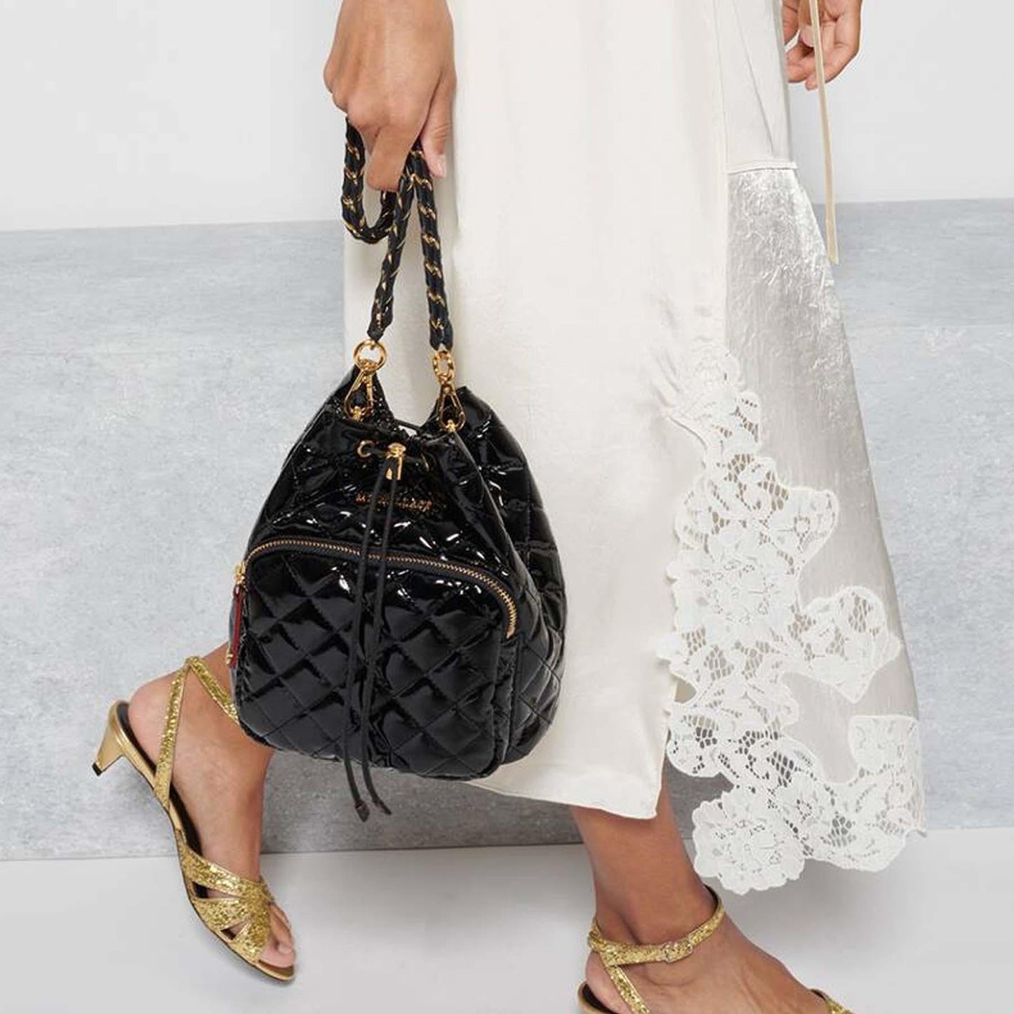 Crosby Drawstring Bucket Bag - Cosmos Boutique New Jersey