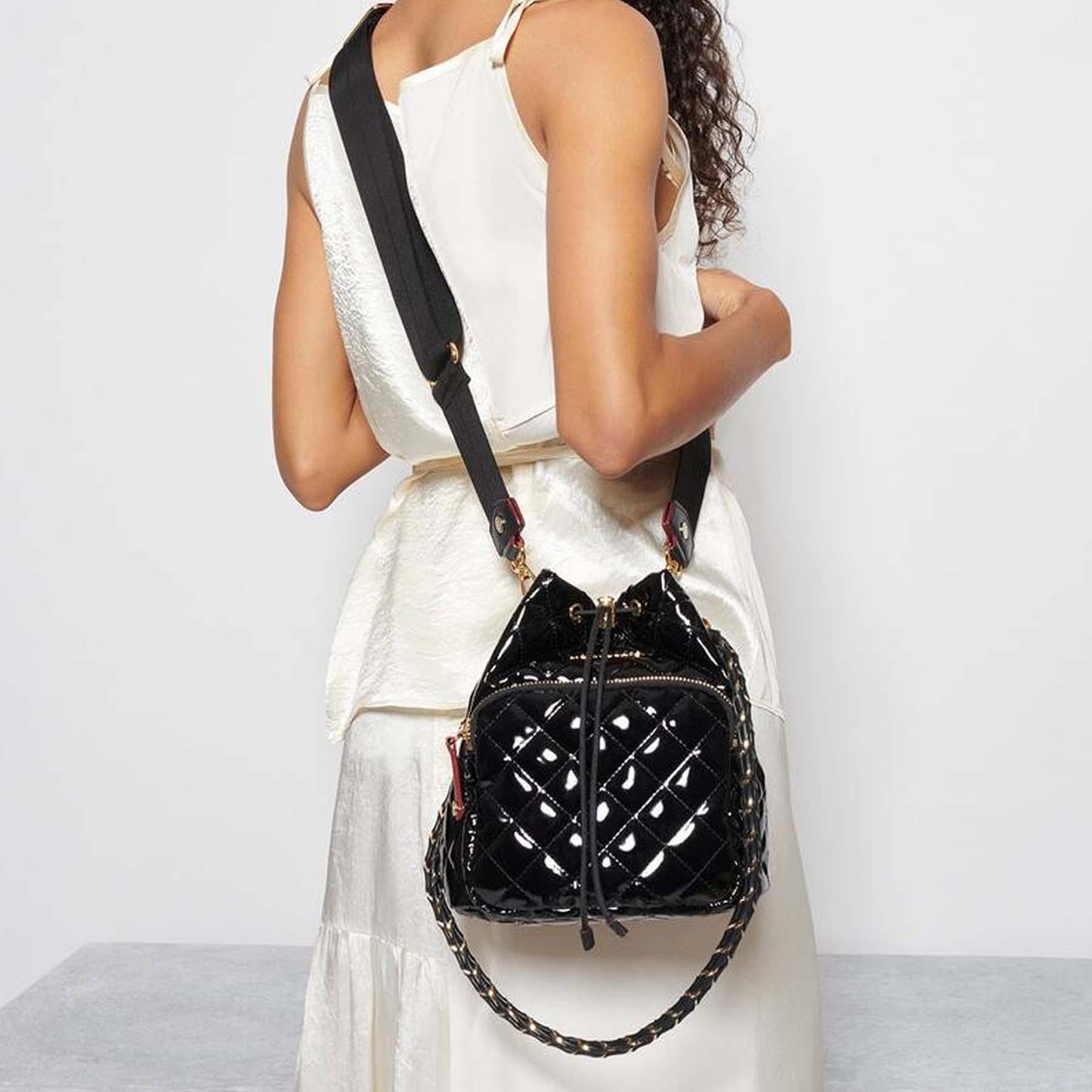 Crosby Drawstring Bucket Bag - Cosmos Boutique New Jersey