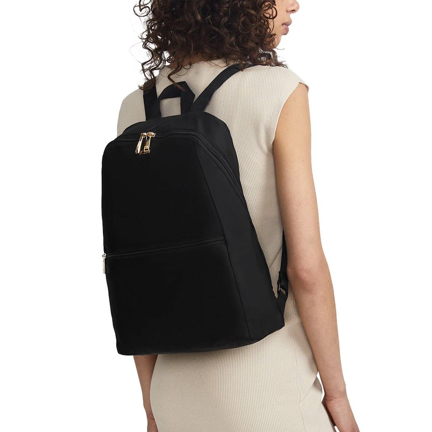 Just In Case® Backpack - Black/Gold - Cosmos Boutique New Jersey