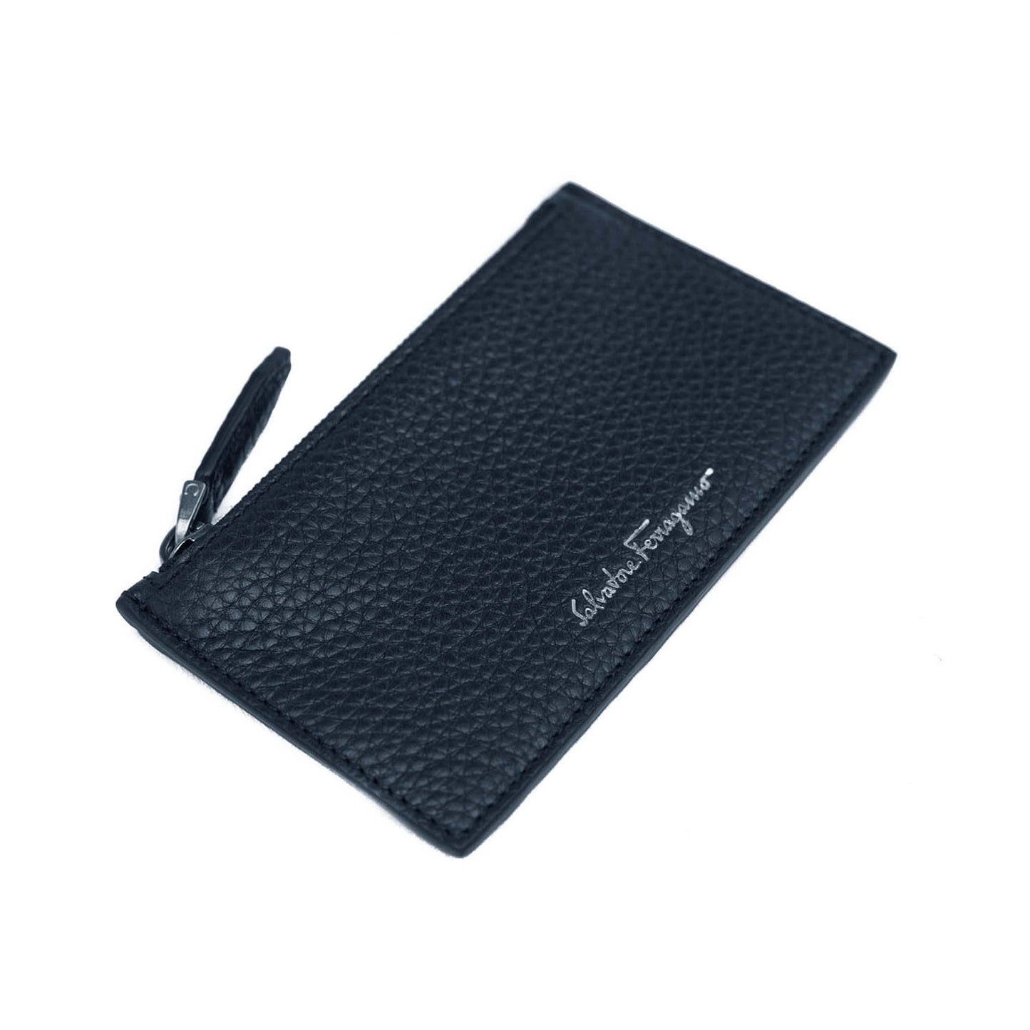 Firenze Leather Zip-Top Card Case - Cosmos Boutique New Jersey